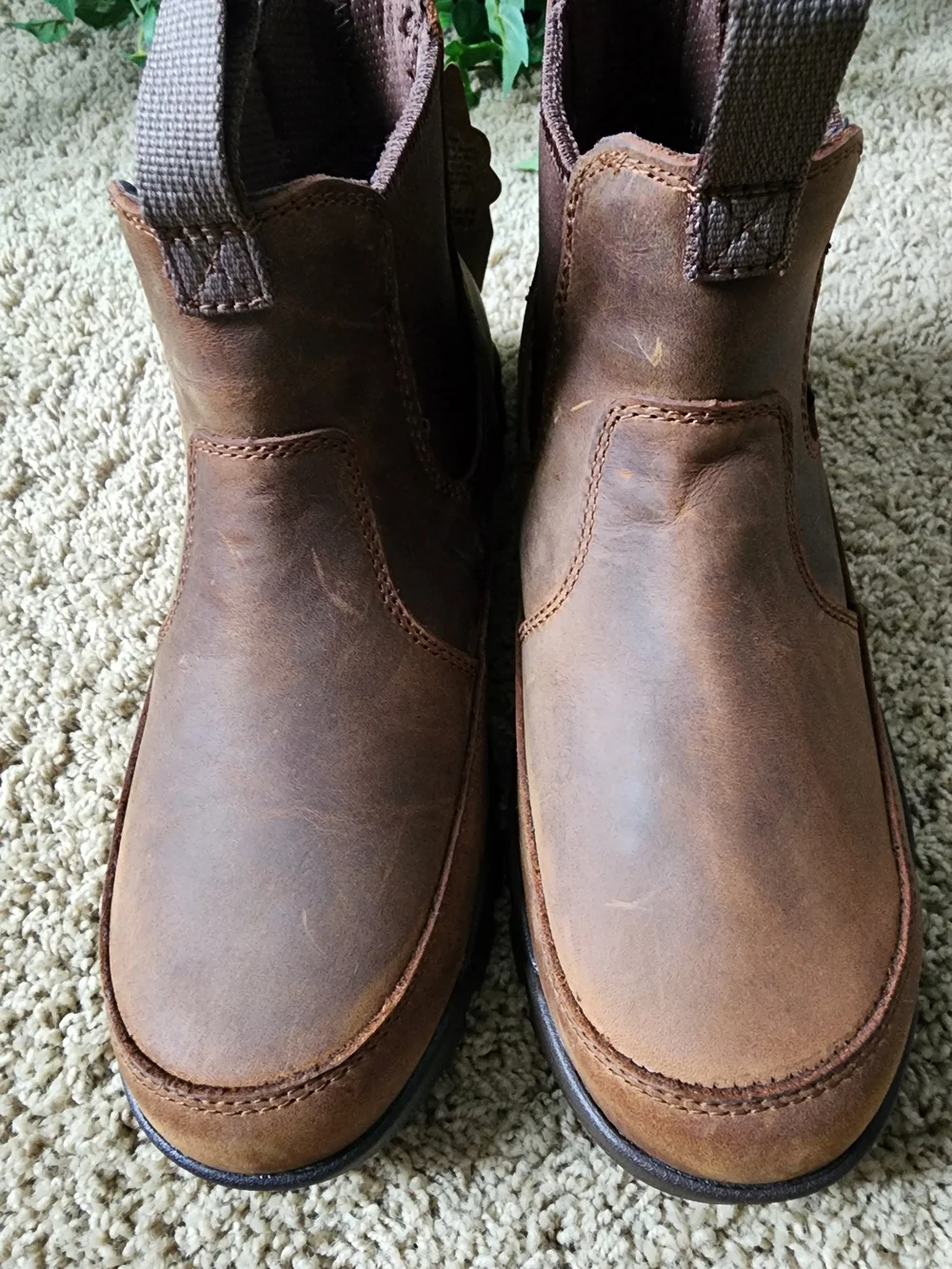 Rocky Brown Leather Chukka Work Boots